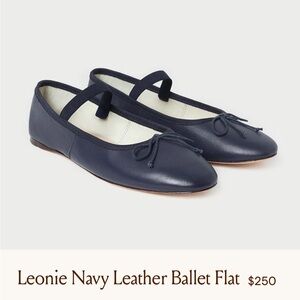 Loeffler Randall: Leonie Navy Ballet Flats